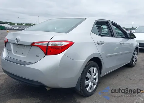 2016 Toyota Corolla Le from USA, damaged, VIN 2T1BURHEXGC567494